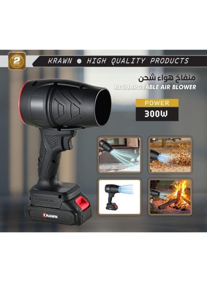 كراون منفاخ هواء لاسلكي قابل للشحن قوة عالية 300 واط للأعمال المتعددة - Image 2